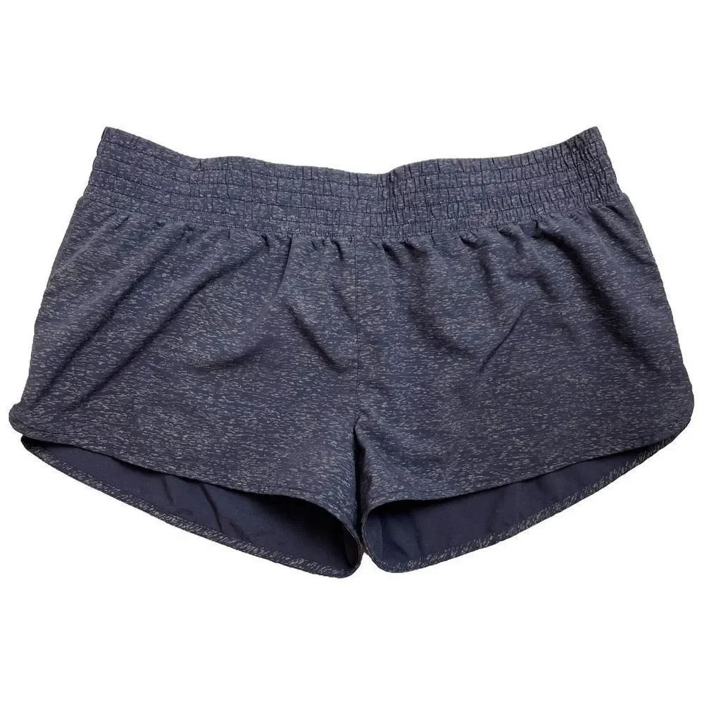 Lorna Jane Zip It Perforated Run Short Lined Grey Foil XXL - Picture 1 of 9